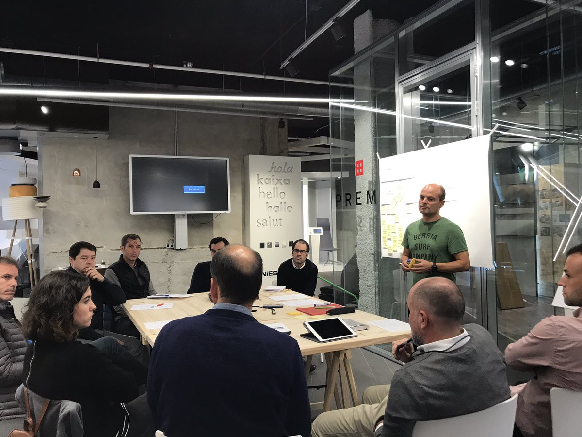 ClusterHabic's tweet photo. Arrancamos proyecto #colaborativo #bideratu sobre #diversificación y #prescripción @grupospri @CiancoInox @hanbelmonpas #equilan #zuhaizki https://t.co/7OIlA2lJOH