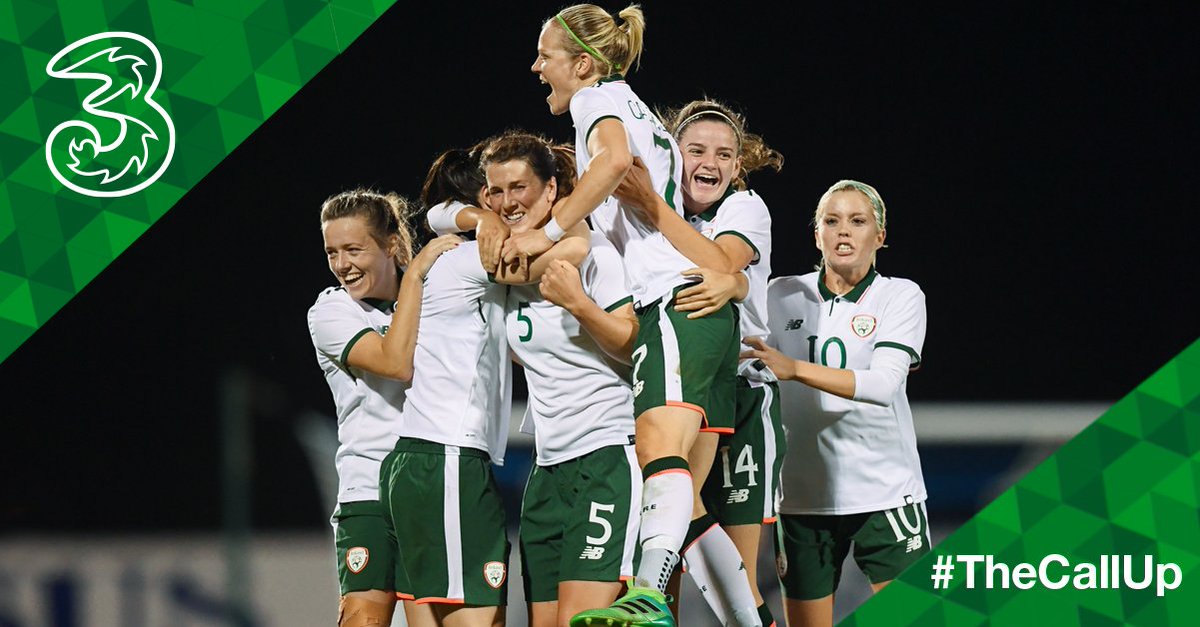 Good luck to the #IRLWNT answering #TheCallUp against Slovakia in the FIFA Women's World Cup qualifier today! #COYGIG 👊🇮🇪