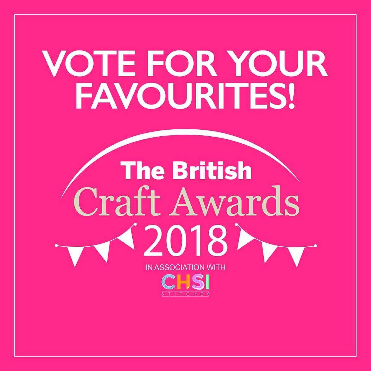 Voting is now open for the British Craft Awards! Cast your vote for your favourite designer or blogger! 🙌🏽 britishcraftawards.com