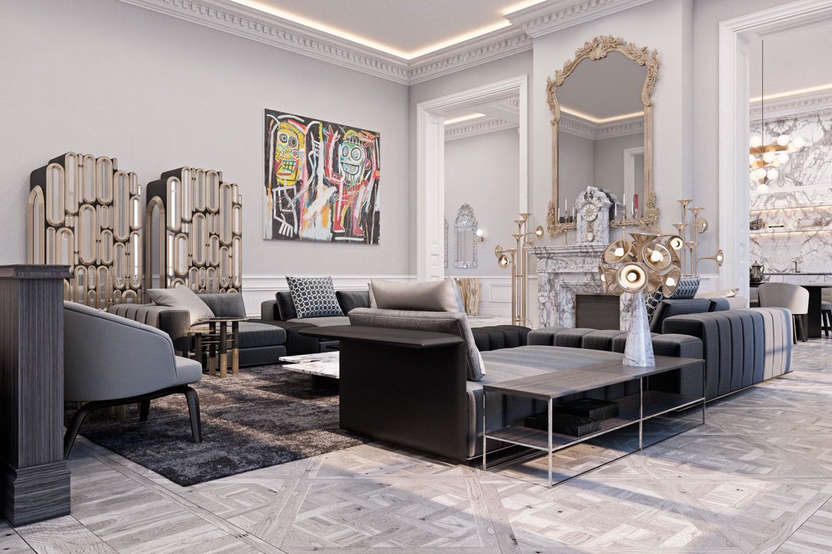 Diff_Studio's tweet photo. #diff #diffstudio #diffdesign #interiordesign #architecture #space #apartment #marble #fireplace #classic #gold #minotti #paris #france https://t.co/t5SWUzRnQe