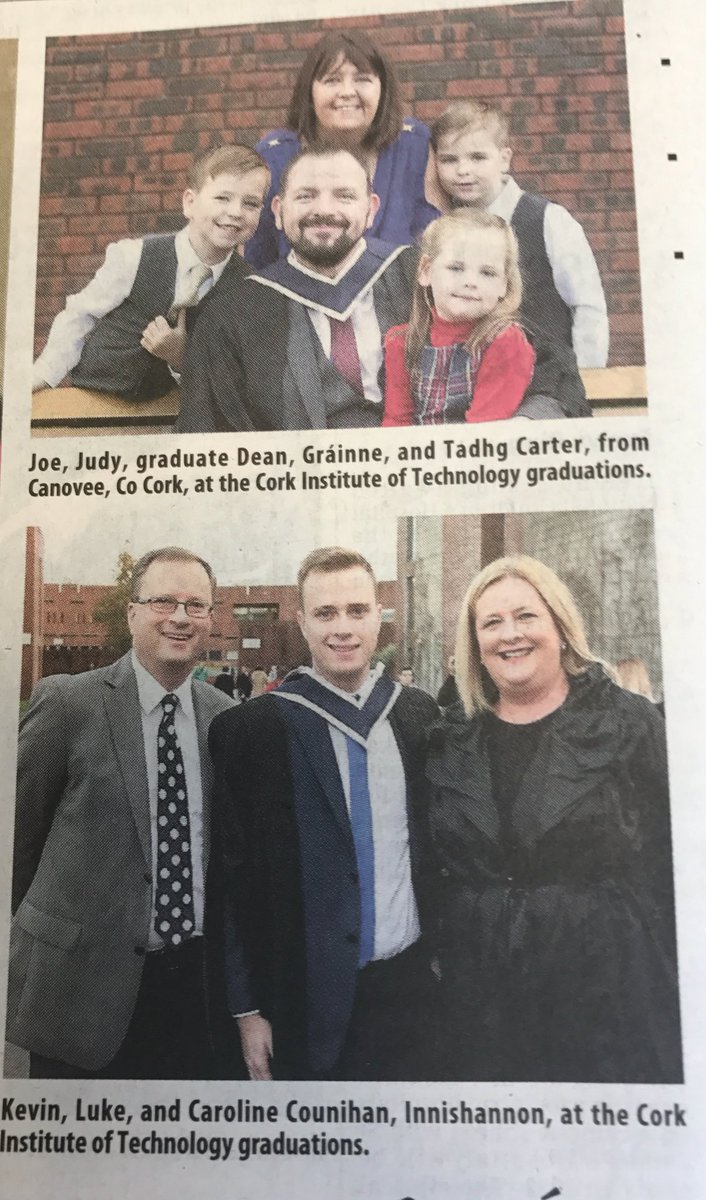Thanks <a href="/irishexaminer/">Irish Examiner</a> some nice <a href="/CIT_ie/">CIT is now MTU - Munster Technological University</a> graduation 👨‍🎓 pics today