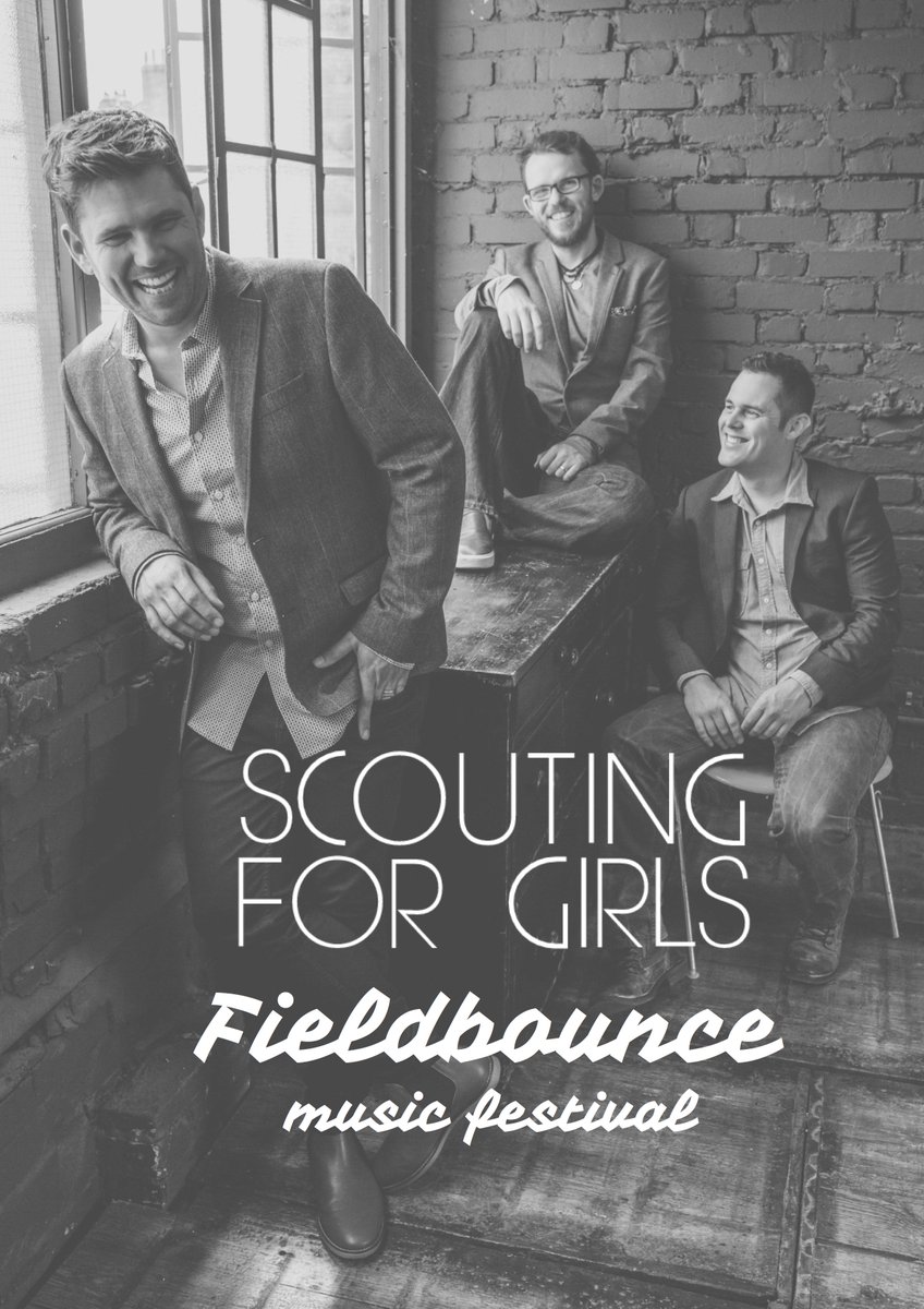 Scouting4Girls's tweet photo. We're so excited to play the brand new festival @fieldbounce next year! https://t.co/yxWlxmPukc