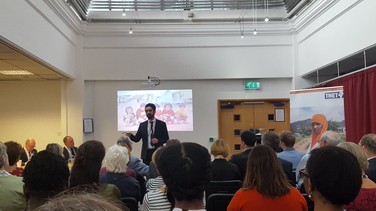 AWalkerEar's tweet photo. Inspiring talk by fellow @StGeorgesUni alumnus Dr Tirej Brimo. Let us dance in the rain. 🌦 #THETconf @THETlinks https://t.co/M9GFvtgYBQ