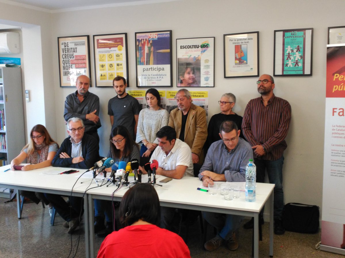 MUCE: Rebutgem article 155 perquè suposa una agressió contra la voluntat del poble i requereix una resposta social unitària #educació