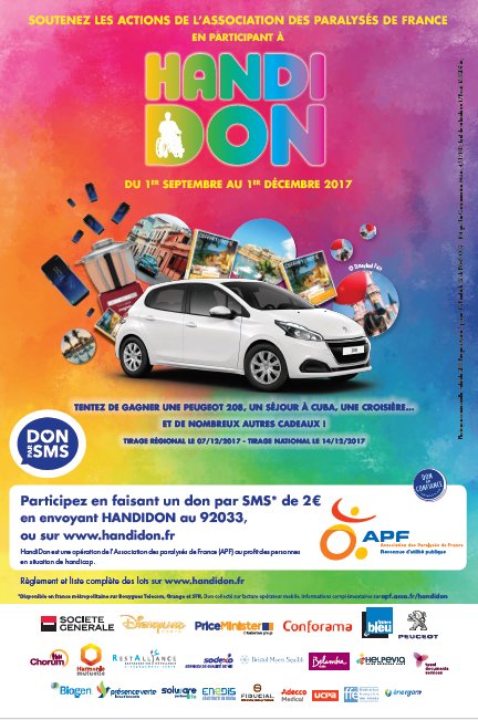 apf_88's tweet photo. #HandiDon Soutenez l'#APF et tentez de remporter un PC Portable : Devenez le meilleur vendeur HandiDon Lorraine Sud https://t.co/Tqhg9EFoo3