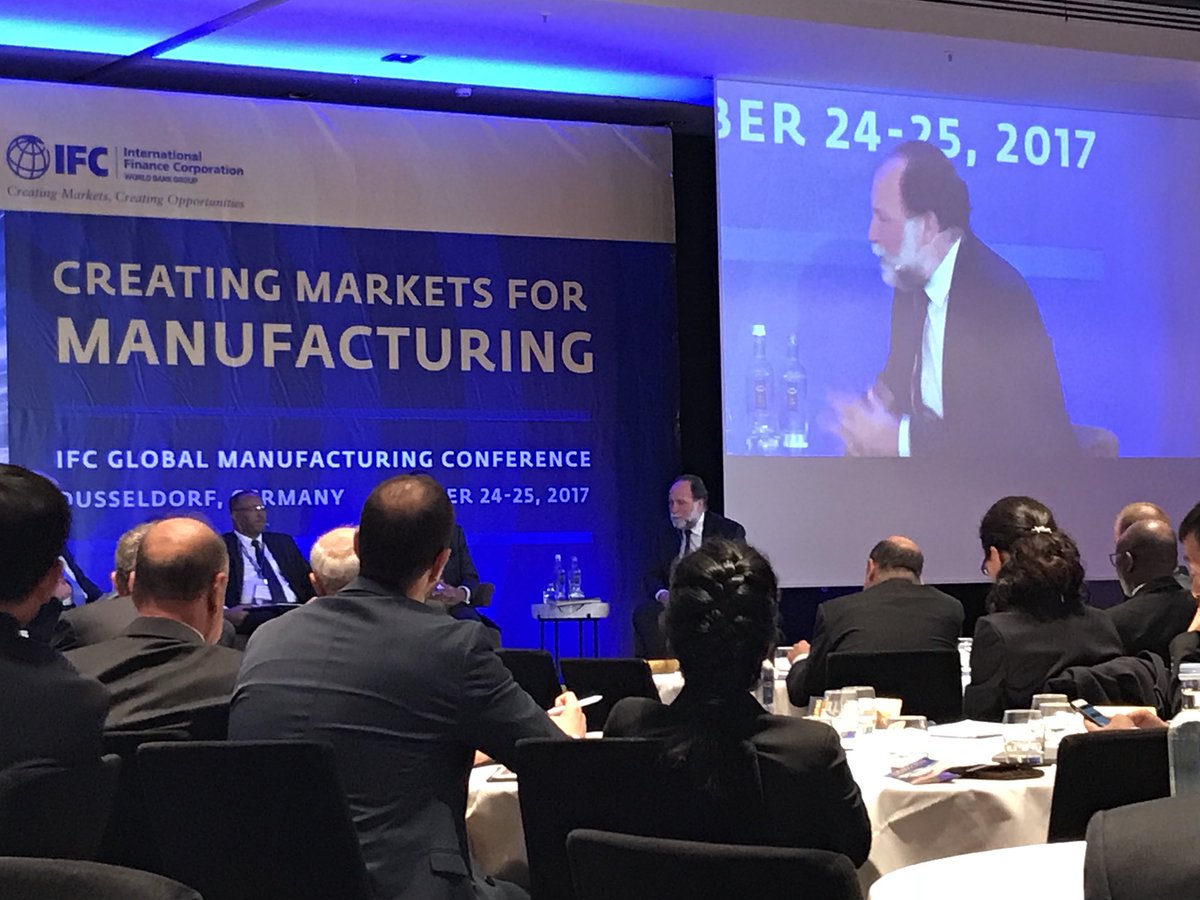 MDrewRodriguez's tweet photo. Excited to be speaking at World Bank IFC’s Global Mfg Conf later today. Great to see Prof Hausmann open today’s session! #ifcmanufacturing https://t.co/BWWG4CdceZ