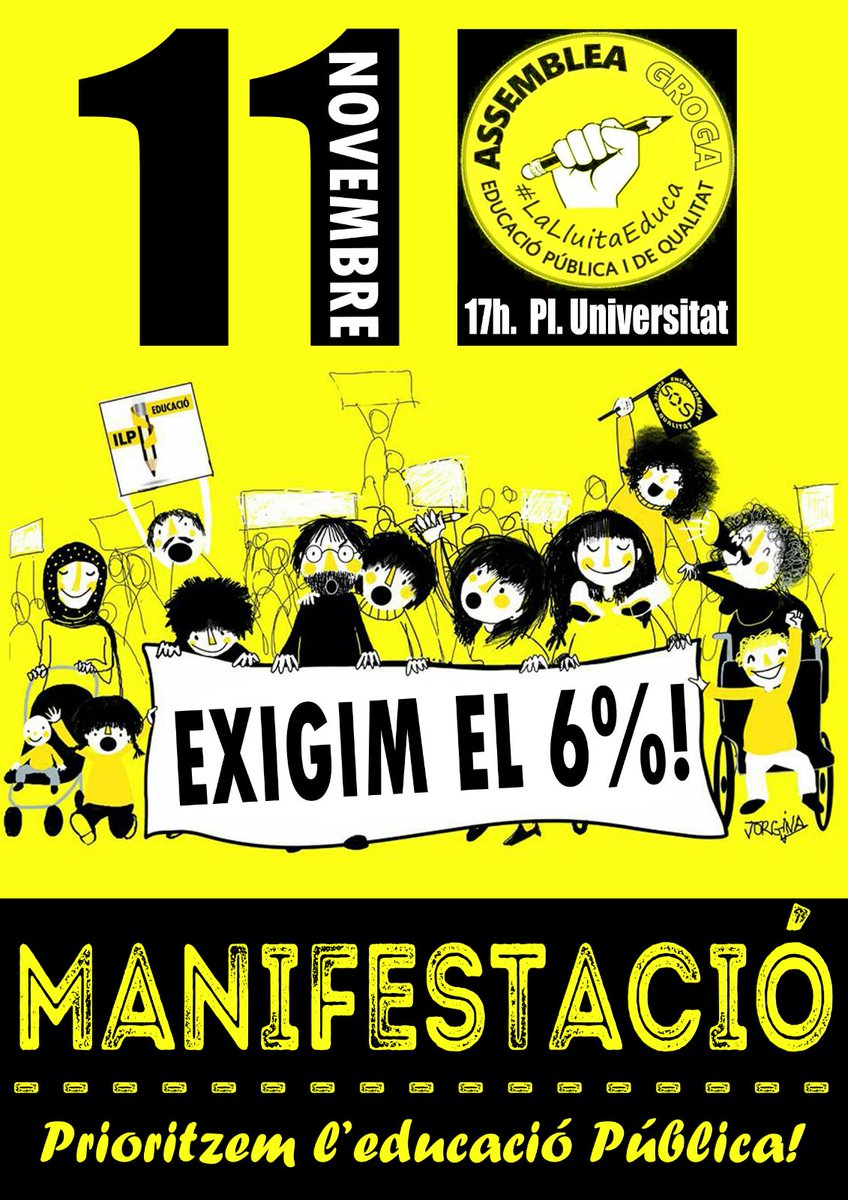 Demà mobilitzacions a les capitals de comarca i el dia #11N   inundem Barcelona.