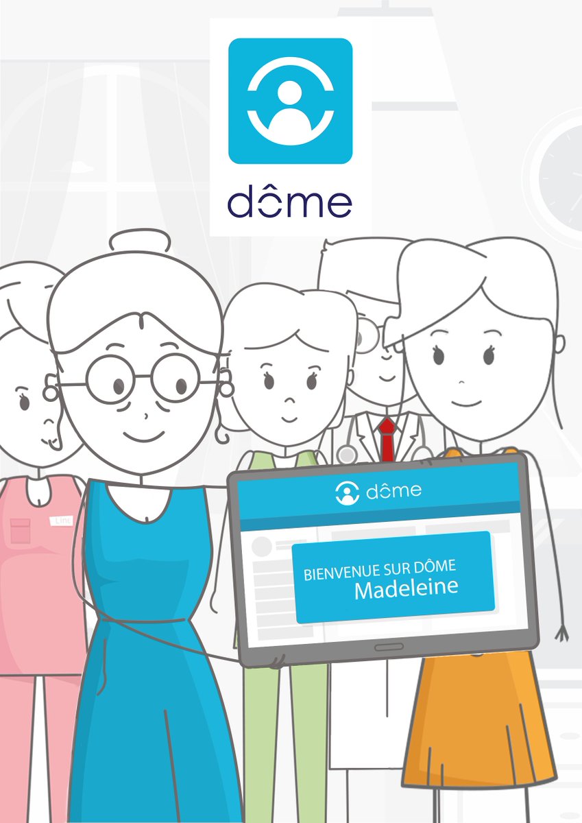 DomeOfficiel's tweet photo. Aujourd'hui, comme Madeleine et tous ceux qui l'accompagnent, près de 15 000 personnes bénéficient des avantages de la solution Dôme ! https://t.co/T5YuoEGuVM
