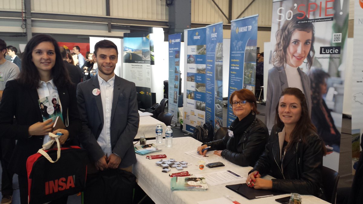 SPIEgroup's tweet photo. En direct de notre stand @ForumINSA_Ent de #Toulouse ! Merci à tous pour votre accueil 👍#SoSPIE https://t.co/d790AnDDNX
