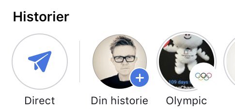 KaareSorensen's tweet photo. Ser stories fra en side - her de olympiske lege - for første gang på Facebook. Mon det bliver stort? #smdk https://t.co/UeRmQr9pX7