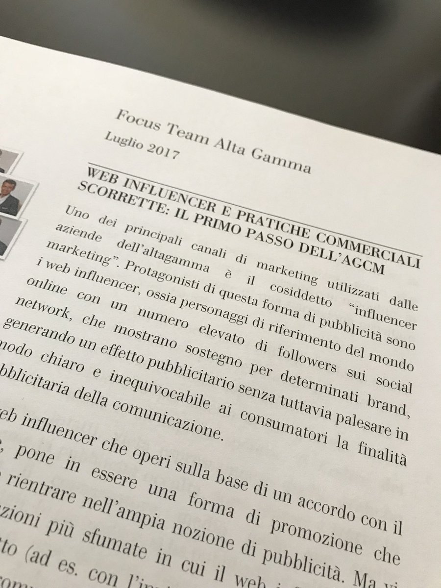 chiaradalben's tweet photo. Web Influencer: #AD e condizioni di trasparenza - oggi con @giuliabeltramin al focus di @Altagamma_it https://t.co/u3LAAPVVR3