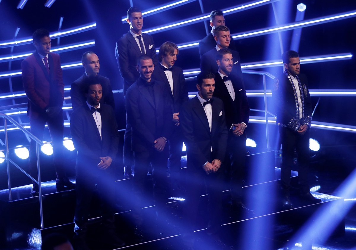 Footballtweet's tweet photo. The FIFPro World XI is disgustingly good. https://t.co/dpC3vCQIuC