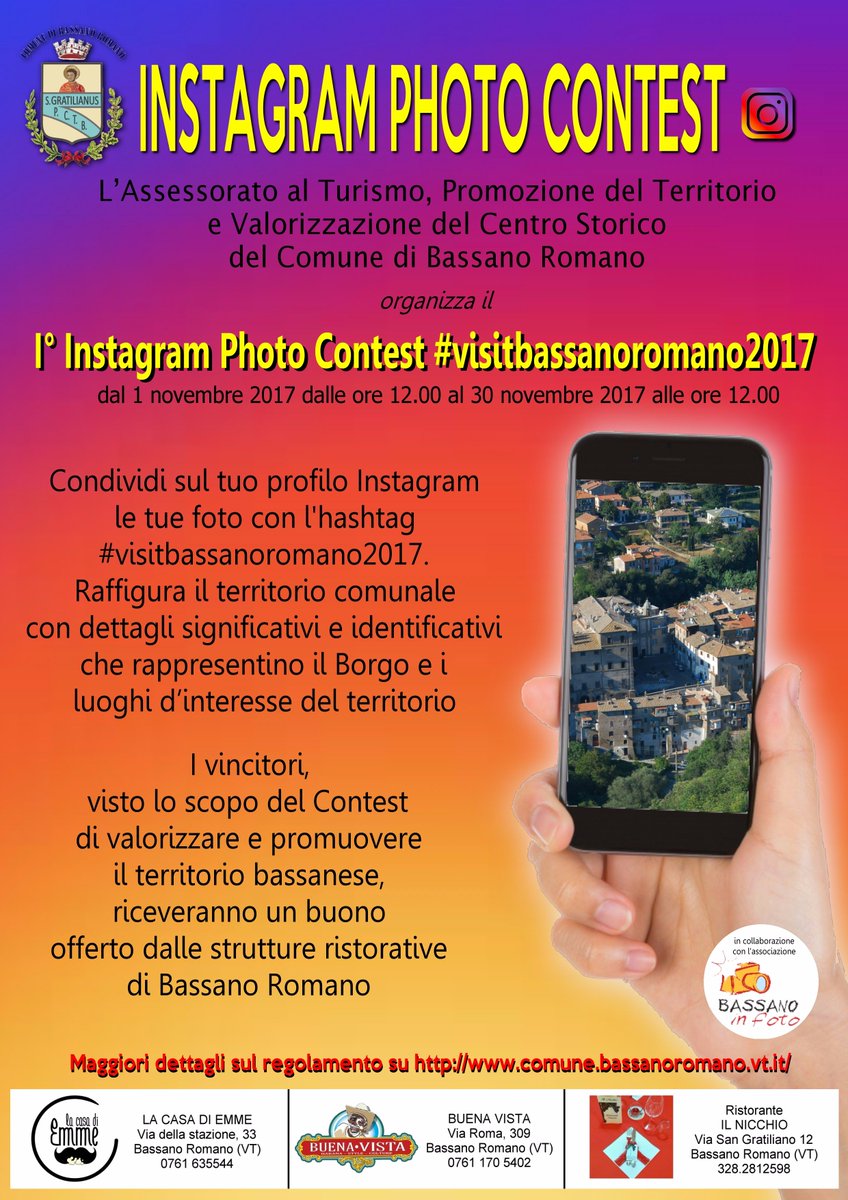 Primo Instagram Photo Contest a Bassano Romano #visitbassanoromano2017 #bassanoromano <a href="/igerslazio/">igerslazio</a> <a href="/igersviterbo/">Instagramers Viterbo</a> <a href="/ViviLaTuscia/">ViviLaTuscia</a>