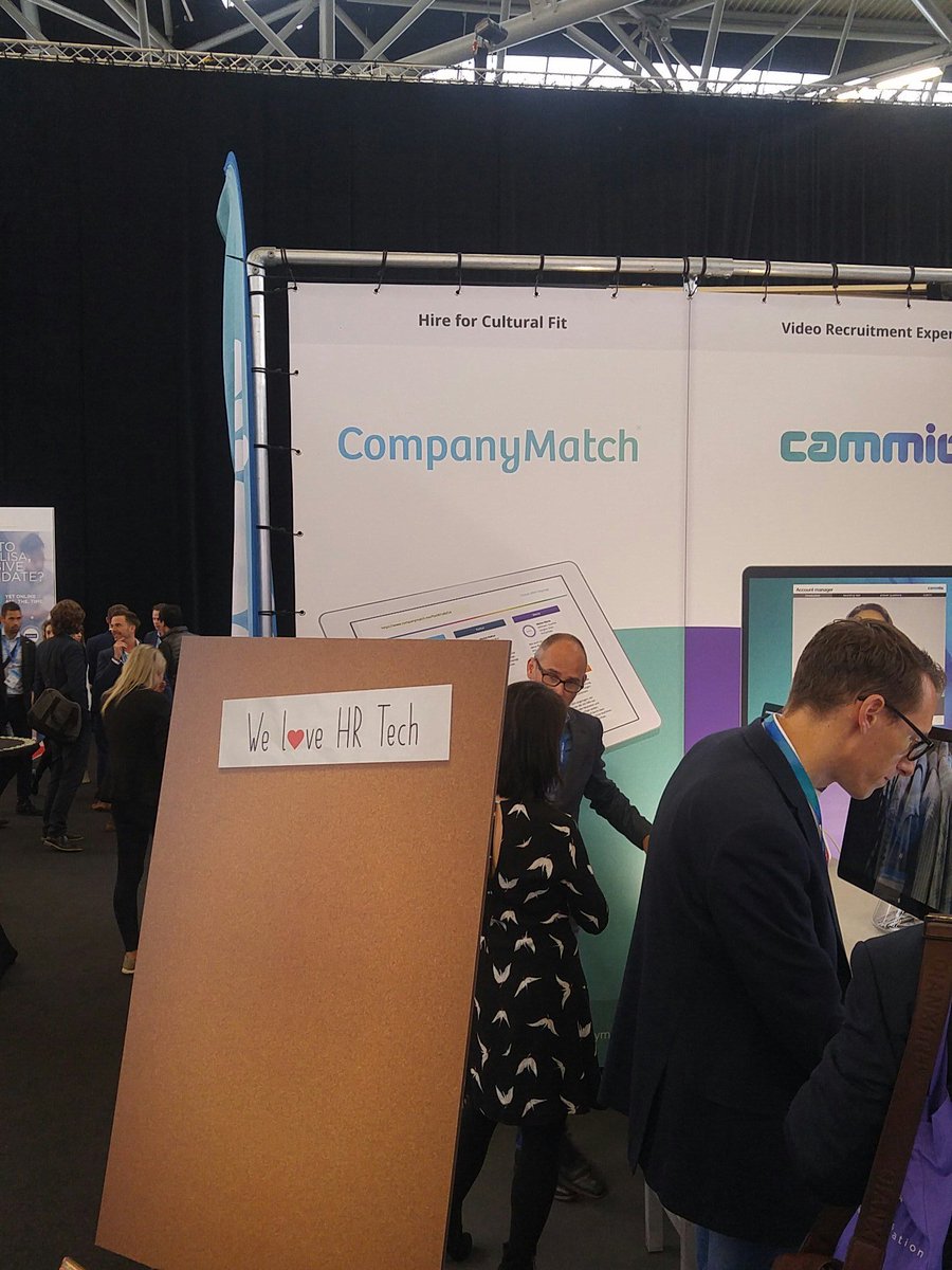 timherlan's tweet photo. Come visit CompanyMatch today at #HRTechWorld in Amsterdam. We are at booth 409. See you there! https://t.co/vBaGqd55Lu