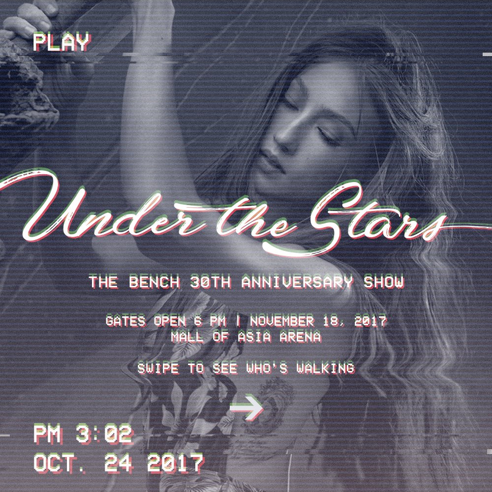 benchtm's tweet photo. It’s gonna be a steamy night 💦 Check out this list to see which of your faves will rock the runway at #BenchUnderTheStars ⚡️ #Bench30Years https://t.co/4D6KRHsERL