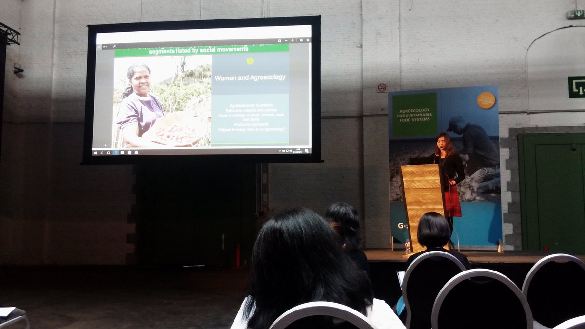 motorhueso's tweet photo. Naiara Bittencout: without feminism there is no #agroecology #gstic https://t.co/Nzead6N7IQ