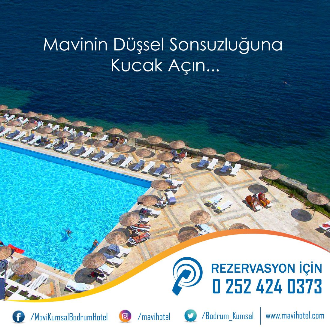 Mavi Kumsal Hotel Bodrum
📬mavihotel.com                    
☎0252 424 03 73 
☎Whatsapp&amp;Viber:0553 268 81 82
#tatilyapmayankalmasın