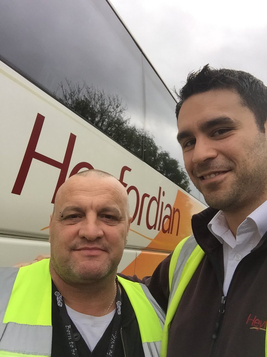 heyfordian47's tweet image. A big welcome to Andy Hales to the #Heyfordian Team #routelearning #coachtravel #TuesdaySelfie