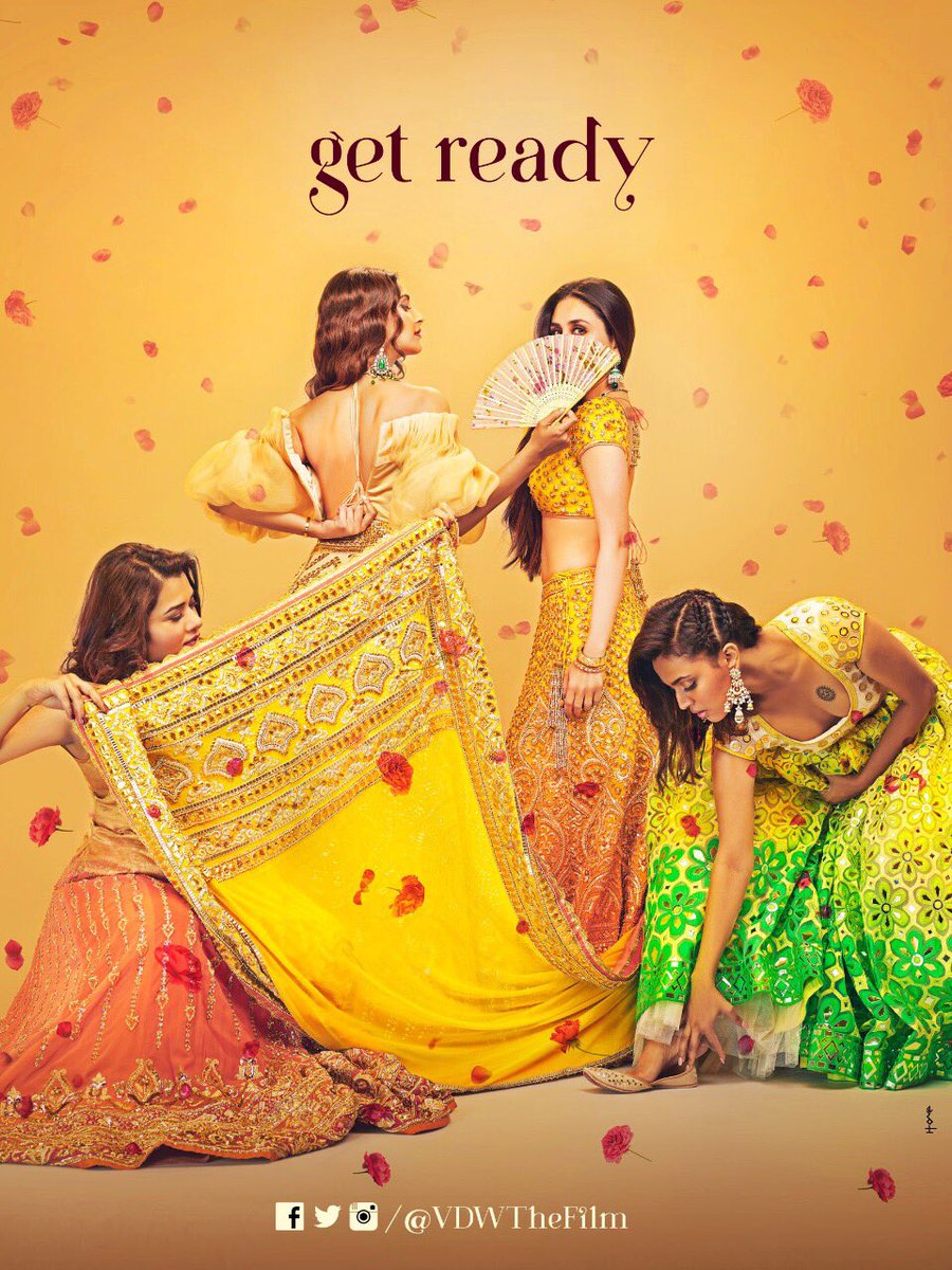 ct_bollywood's tweet photo. The #VeereDiWedding girls get us in a festive mood on this celebratory first look. https://t.co/vGKIFYwHvy