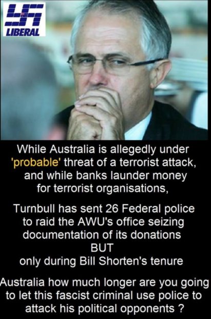 SusanneRosh333's tweet photo. Despots in charge #COALition #auspol #AWU #AFPraids #GetUp #GetBill #corruption https://t.co/NsKmkv2u7J