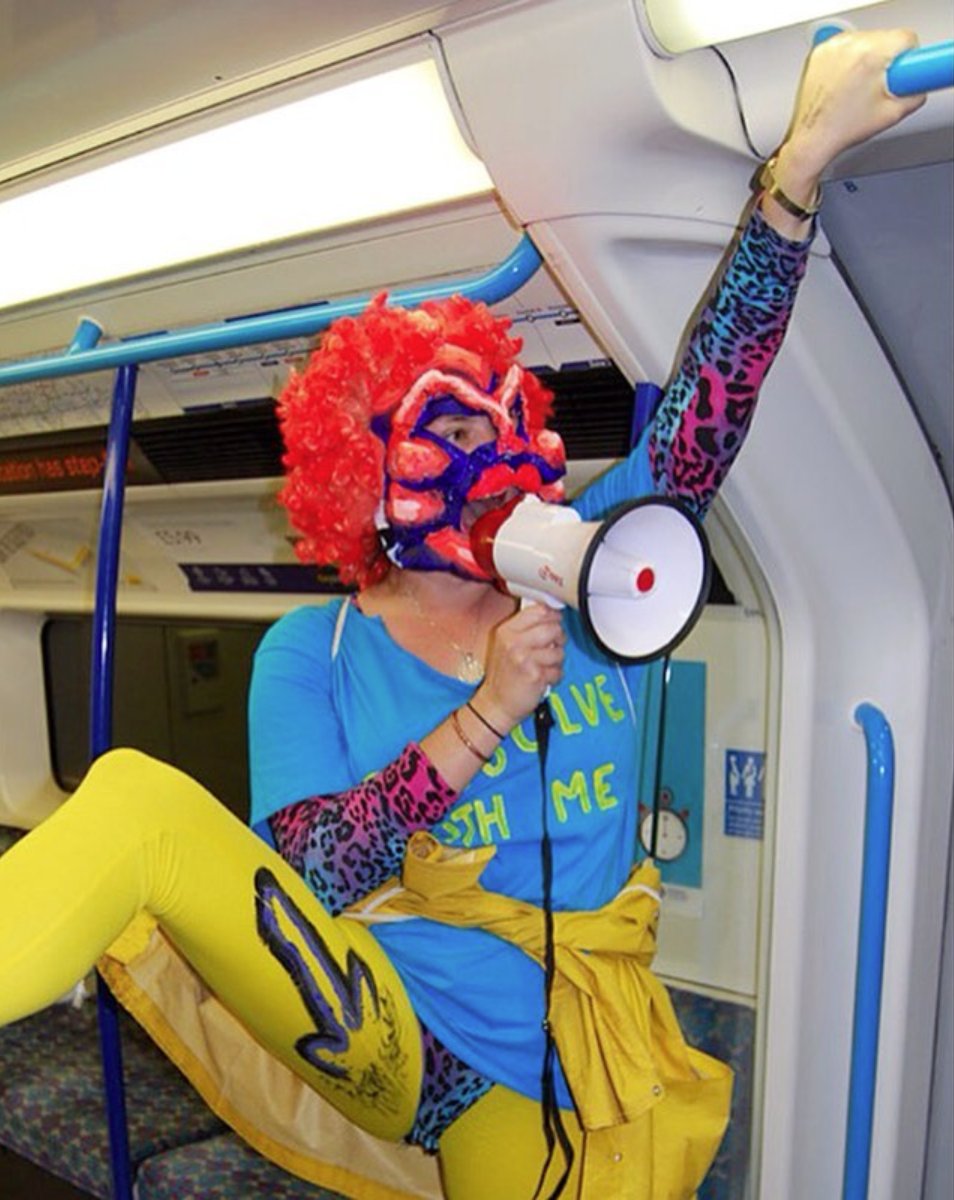 Bella loves travelling on the underground. Thanks for the pic #WordInTransit #IHAVEAPENIS