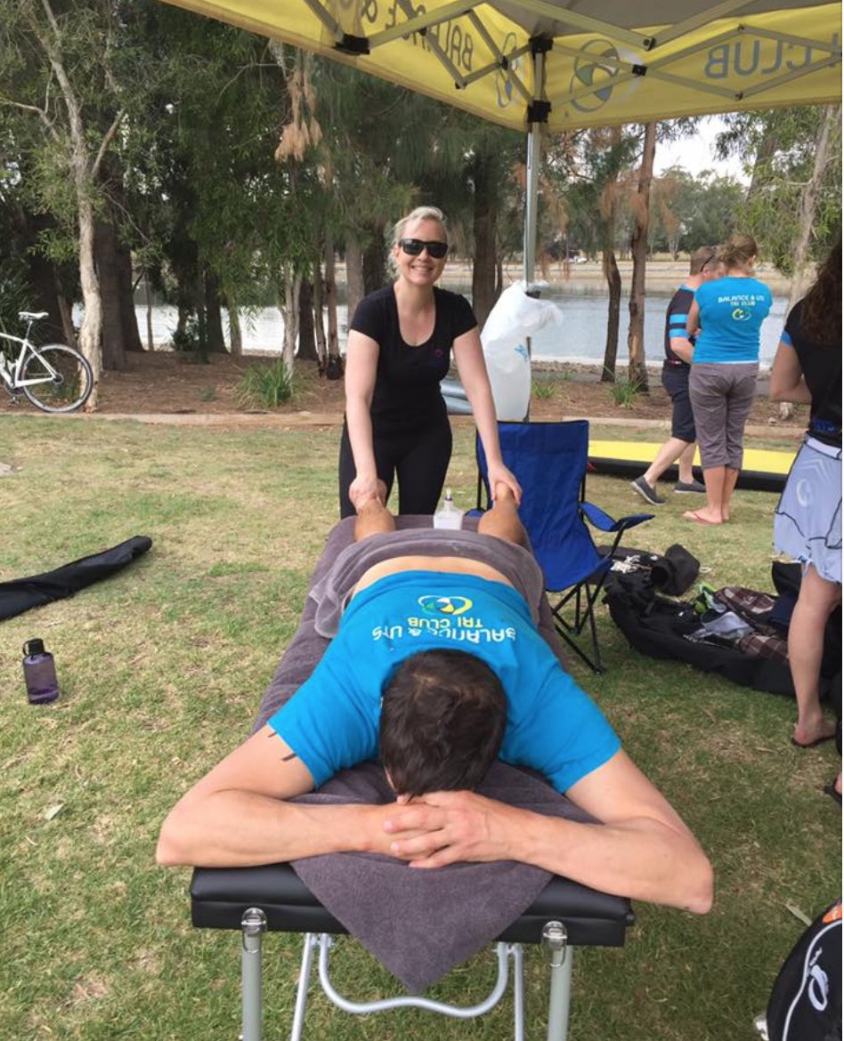 Paramount_Syd's tweet photo. Oh you know just a lazy Sunday supporting @BalanceTriClub at their inaugural triathlon w Sports Massage #triathlon https://t.co/PJvfGJ69qq