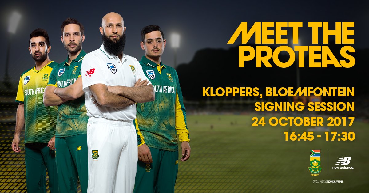 NBCricket's tweet photo. The first 10 in the line at @KloppersSA will each receive a ticket to the upcoming #SAvBAN games! Replica shirts in store. Don't miss out! https://t.co/dYheDSRCYq