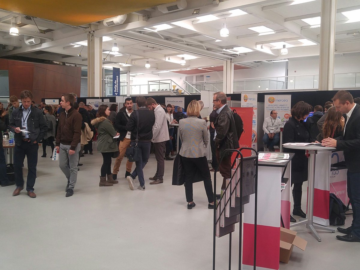 GENumerique's tweet photo. En direct du salon SIREEN, avec exposants et conférences sympathiques en plein coeur de Strasbourg. Vous y êtes aussi ?#SIREEN  #CCIAlsace https://t.co/5dhtNWmSvE