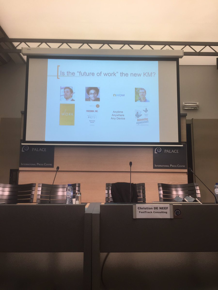Ventat's tweet photo. Is the "future of work" the New #KM ? #COMMnet https://t.co/nKSQpjc6Ic