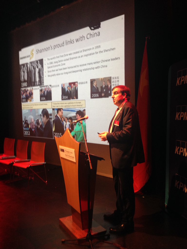 GalwayChamber's tweet photo. Patrick Edmond, Group Strategy Director, Shannon Group discusses opportunities for Ireland #OBORSummit #BeltandRoad https://t.co/NJ8Cs1WHn2