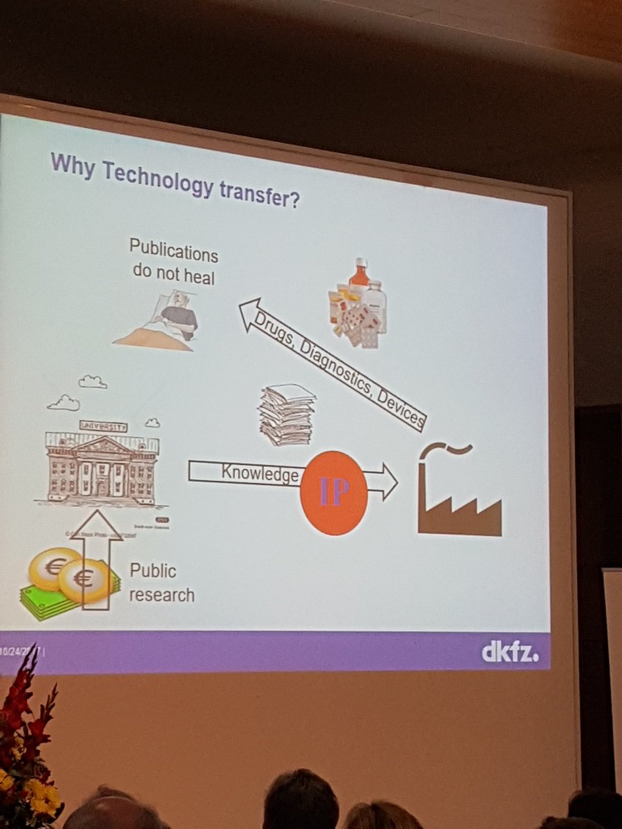 BioRNCluster's tweet photo. #BioRN2017 Now Ruth Herzog from @TechTransfrDKFZ about the importance of Technology Transfer at Scientific Institutes. https://t.co/XPVGXn6krc