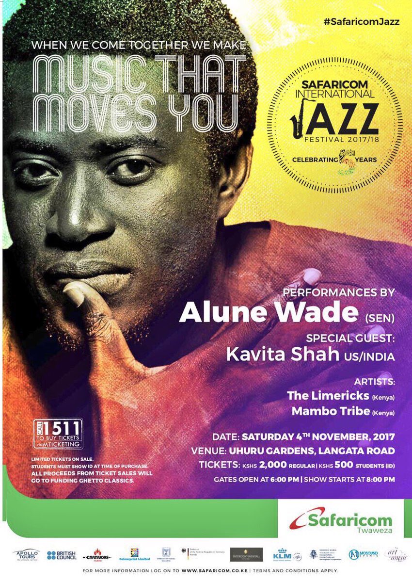 potentash's tweet photo. I love to eat, dance and socialize and #Safaricomjazz is perfect for that. What makes #SafaricomJazz interesting for you? #MusicThatMoves https://t.co/RUU8hiGYiD