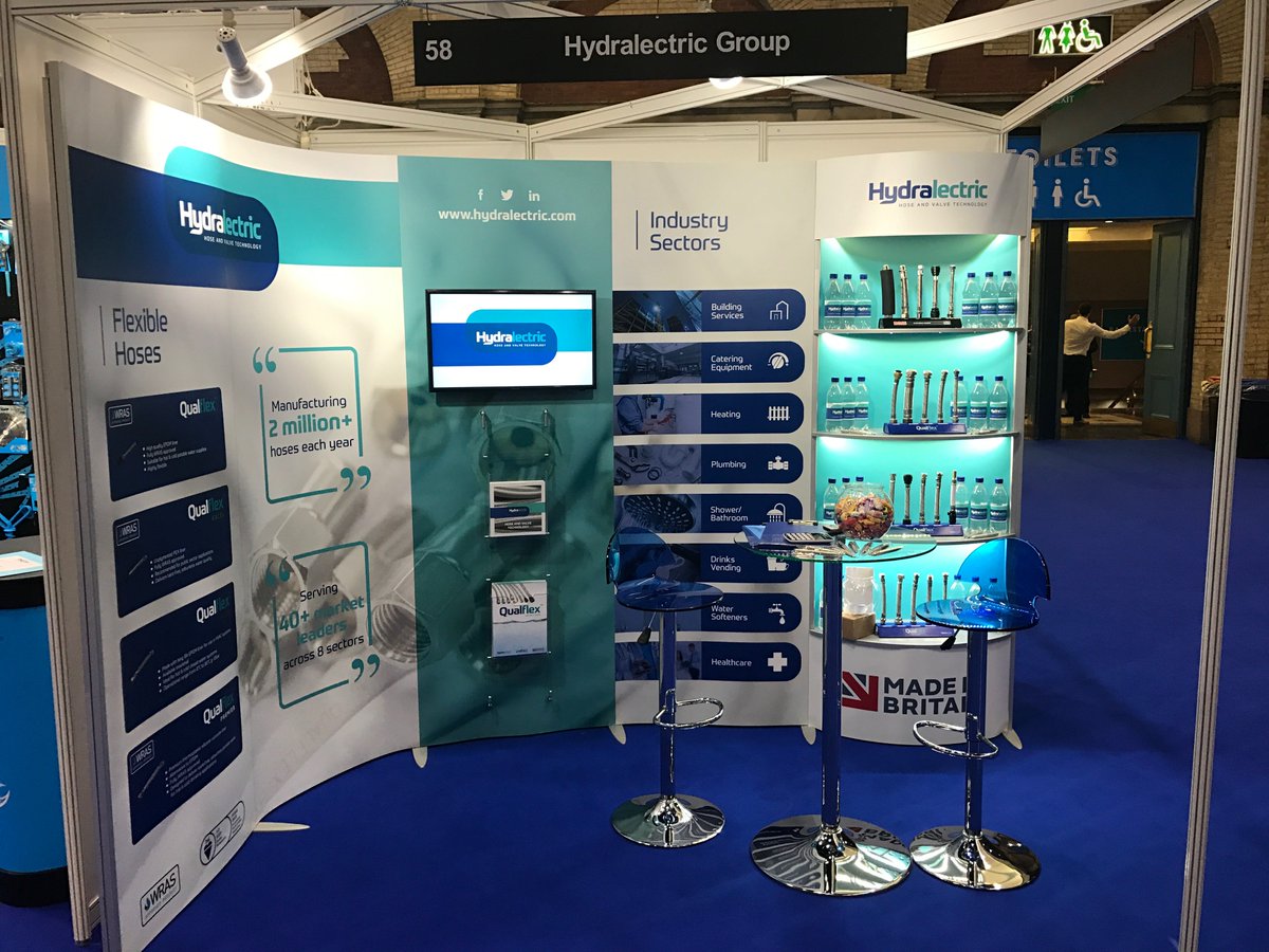 Hydralectric's tweet image. Enjoyed our time at #PHEX in the Alexandra Palace earlier in the year. It was a great opportunity to show off our lovely new stand! #events