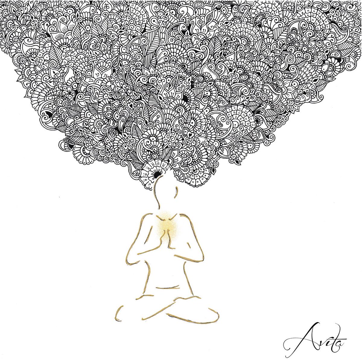 avitakaurs's tweet photo. Hi! I'm Avi, an East African illustrator/doodler based in the UK. Pattern, colour and intricacy! #SouthAsianArtists #DrawingWhileDesi https://t.co/bDmgHZQq08