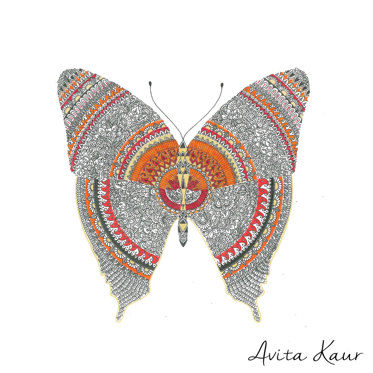 avitakaurs's tweet photo. Hi! I'm Avi, an East African illustrator/doodler based in the UK. Pattern, colour and intricacy! #SouthAsianArtists #DrawingWhileDesi https://t.co/bDmgHZQq08