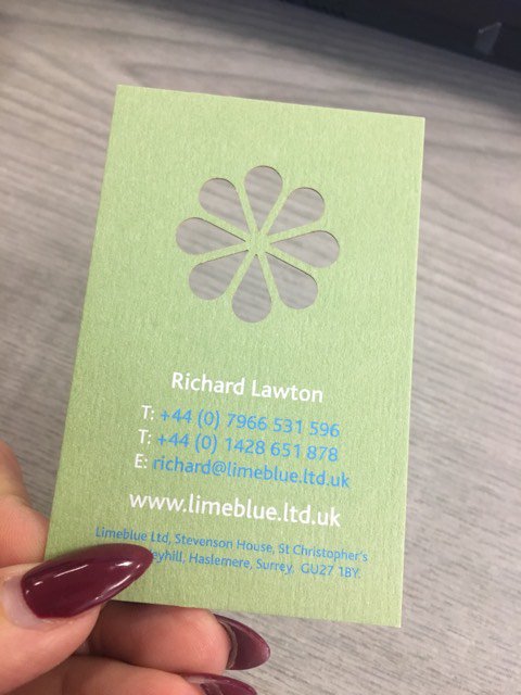 BlackdownPrint's tweet image. #Duplexed and #laser #cut #business #cards #540gsm thick!