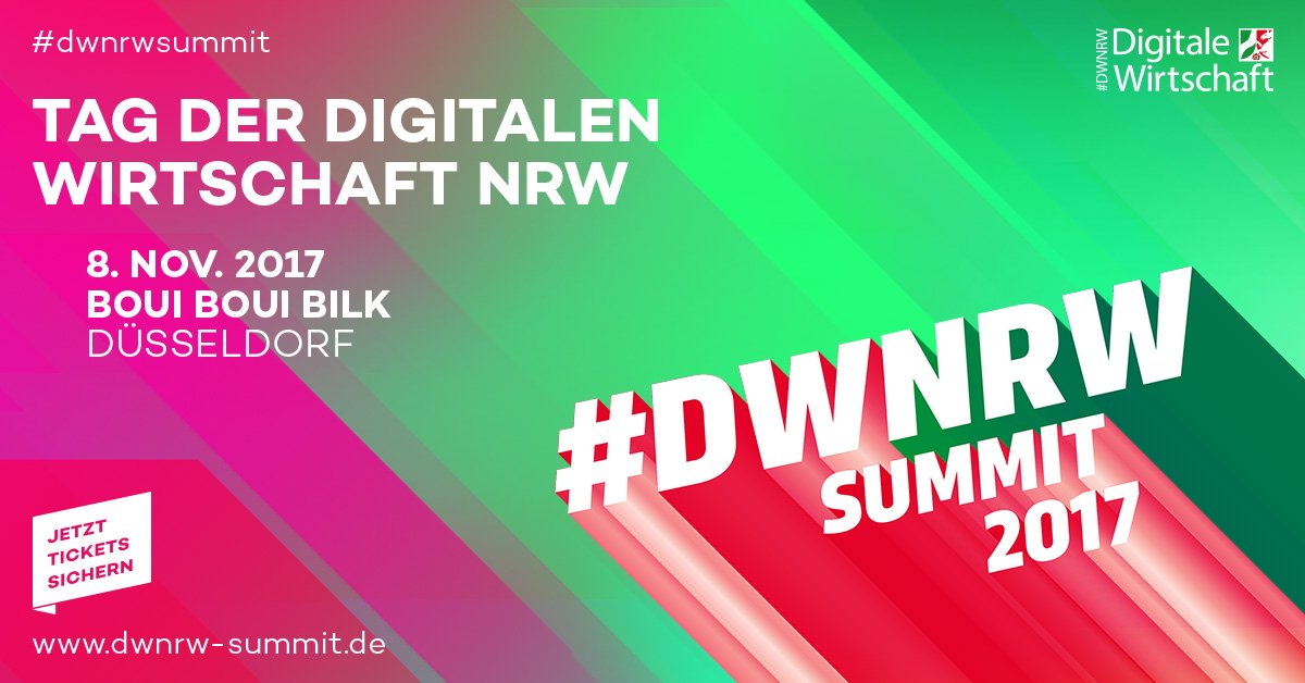 digitalhub_de's tweet photo. ⚡️Am 08. November bringen wir Start-ups, Mittelstand und Konzerne beim @DWNRW--Summit 2017 zusammen! 🚀#DWNRWSummit  https://t.co/xrG86ZI8Hg https://t.co/HpTvUnu5Yc