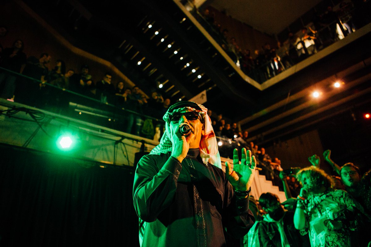 CrackMagazine's tweet photo. Omar Souleyman (@OSouleyman) bringing the house down at Simple Things Festival this weekend. #ST2017
📸: Ro Murphy https://t.co/dfD79r5tEY