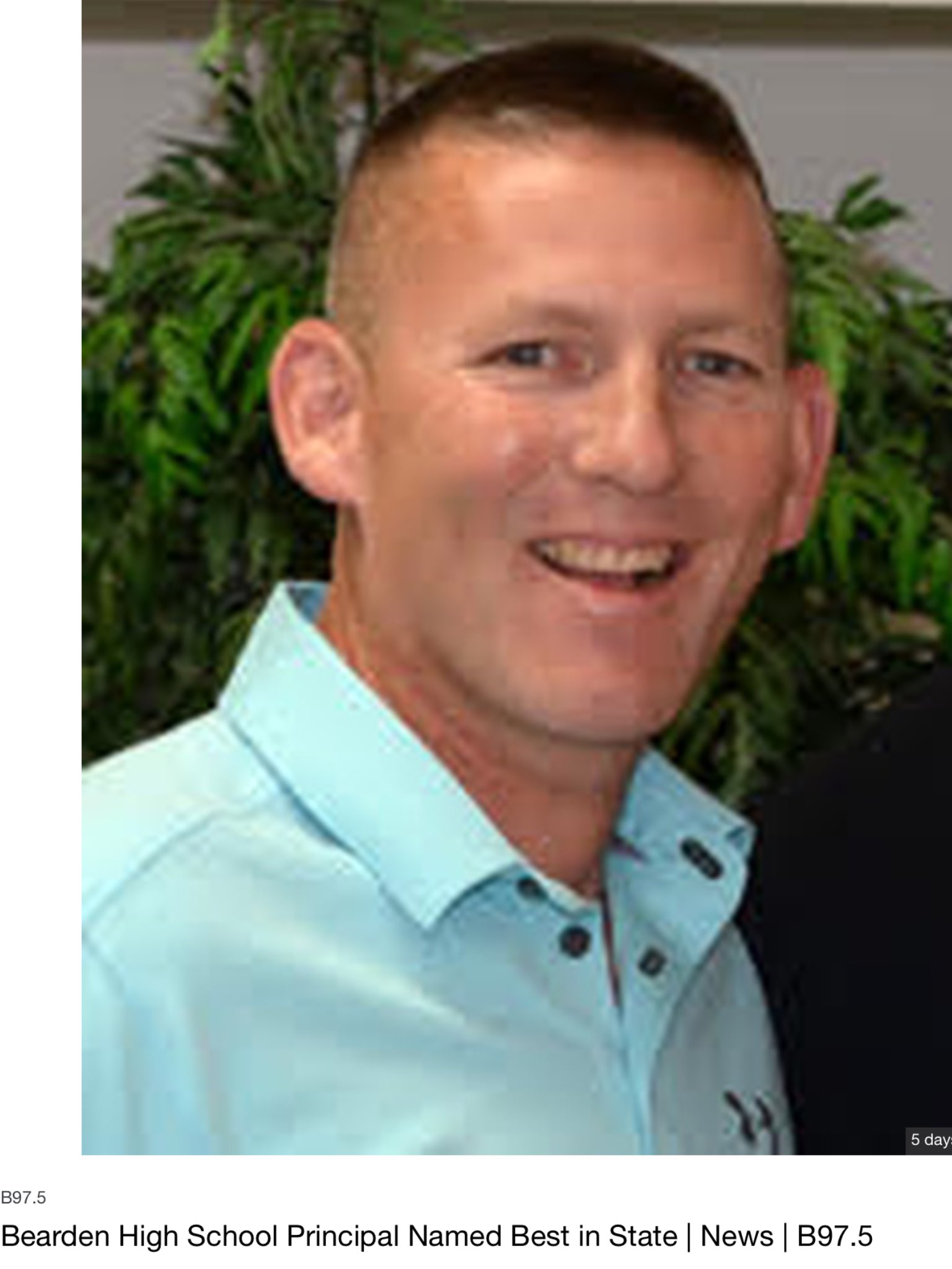 Very Happy Birthday to Bearden High School Principal Dr. John Bartlett! Now in his 10th year as Principal of BHS 