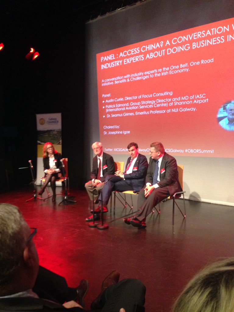GalwayChamber's tweet photo. Doing Business in China panel discussion #OBORSummit #ICSGalway https://t.co/etn6zSVDDi