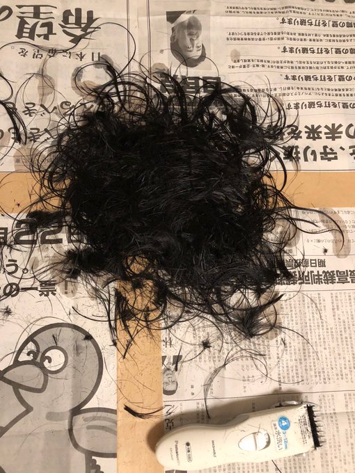 昨日の晩、衝動的に頭丸めてしまったけどやっぱり坊主は楽 
