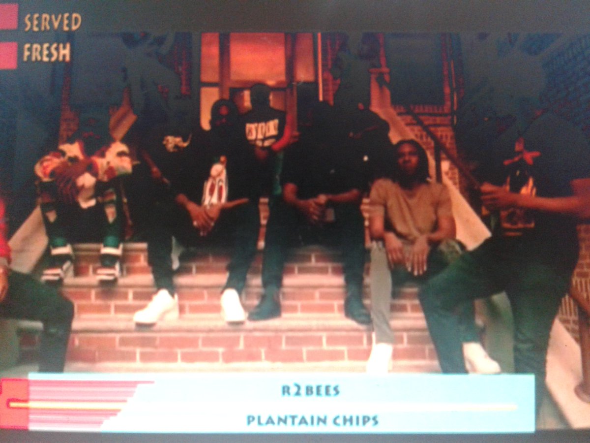 galaxytvent's tweet photo. Now playing #plaintainchips by @r2bees live on @Galaxypartytime with host @McBustaMouth holding it down @galaxytv #servedfreshtusday https://t.co/2VfdoCJBdq