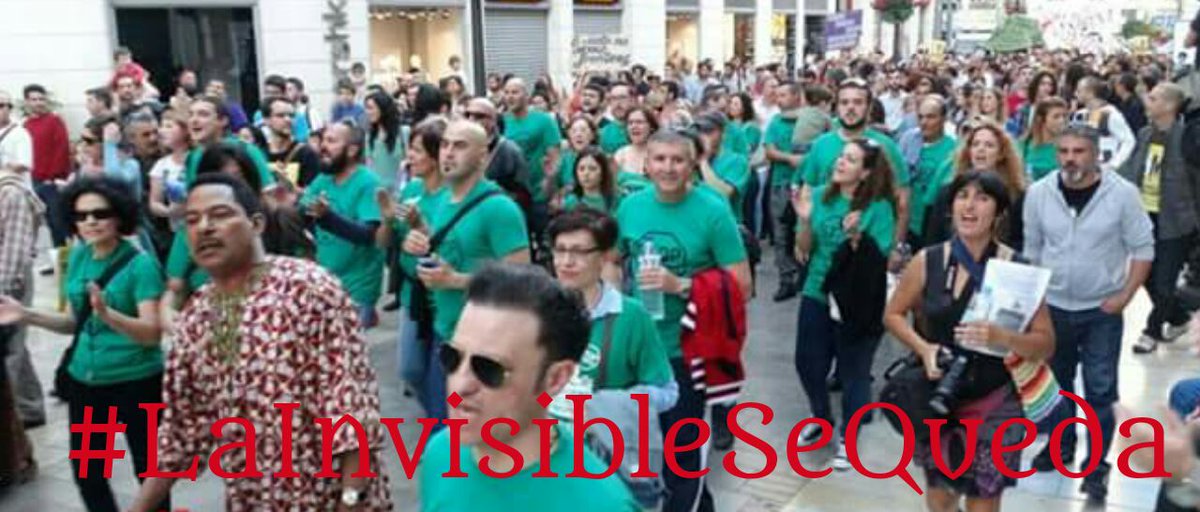 PAHmalaga's tweet photo. #LaInvisibleSeQueda porque es donde los vulnerables y afectados acuden  @LA_PAH para defender el derecho a techo digno y el art. 47 Constit. https://t.co/5n64FCDNrK