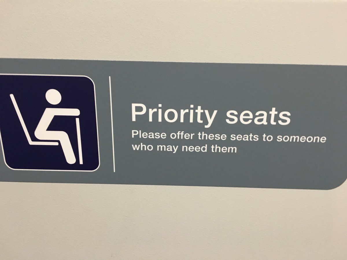 LewesWriting's tweet image. Strange mix by @TLRailUK of singular (someone) and plural ‘seats’ and ‘them’ in this sign. Learn how to avoid such mistakes with our courses