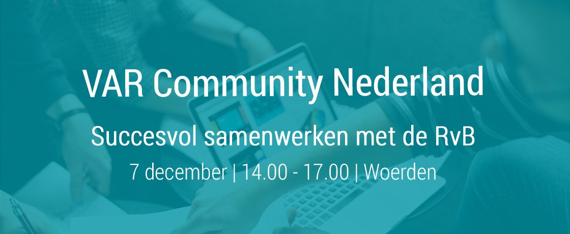 varcommunitynl's tweet photo. Hoe kan je als VAR succesvol samenwerken met de Raad van Bestuur? Meld je aan voor onze workshop voor de antwoorden! https://t.co/MuEGBICy5Q https://t.co/jewNLZYXW3