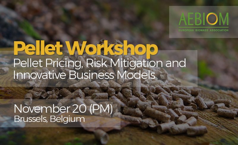 bioenergyEU's tweet photo. We're organising a #pellet workshop on Nov 20 on pellet pricing, risk mitigation &amp; new business models. More info at https://t.co/W8rX8OZLY4 https://t.co/X4oGc7pgE4