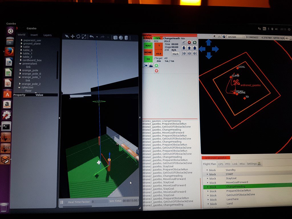 mspronkers's tweet photo. Gisteren avond met success de simulator voor #botd17 aan de gang gekregen. Nu snappen wat de Orange Avoider doet. #drone #tudelft https://t.co/PvtiME71lB