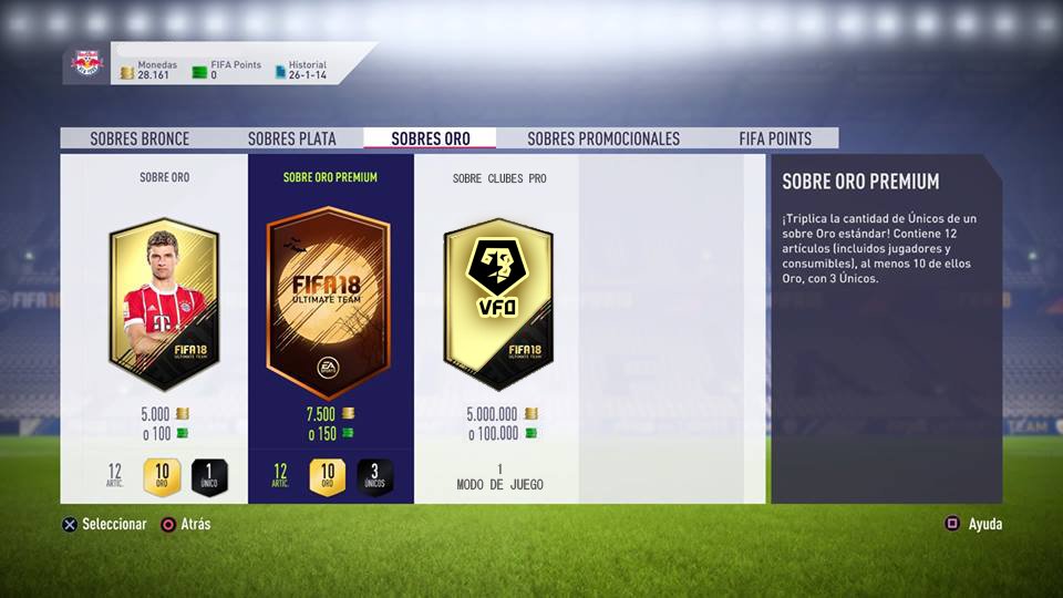 Si dices 3 veces enfrente de un espejo #ClubesProExiste24Oct , en los sobres, @EASPORTSEsp te brinda este OFERTON. (Perdon por darles ideas)