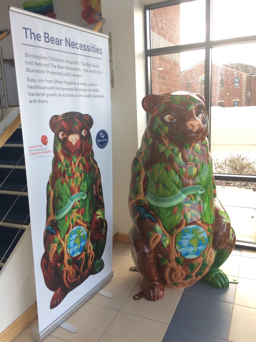 Biomaster's tweet photo. Excited to have @biomasterbear in the @Addmaster office after a long summer on @TheBigSleuth trail! https://t.co/wNT3eTV1ib