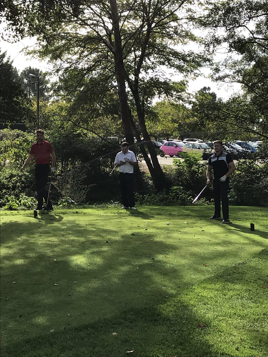 CityofnclGC's tweet photo. The lads practicing #10thtee https://t.co/2fvsz1d6P1